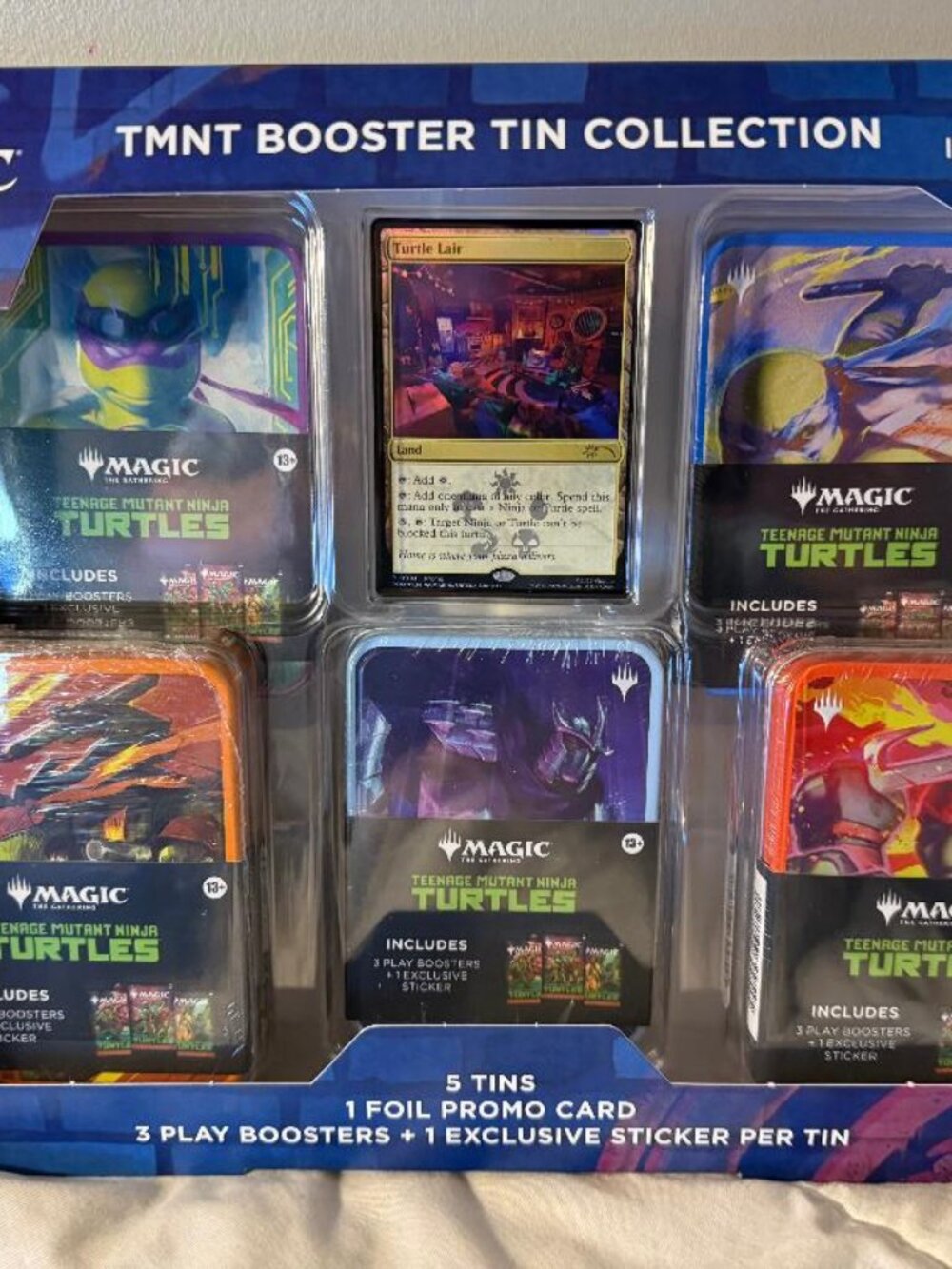 New Magic: the Gathering - Teenage Mutant Ninja Turtles - Universes Beyond 5 Tin